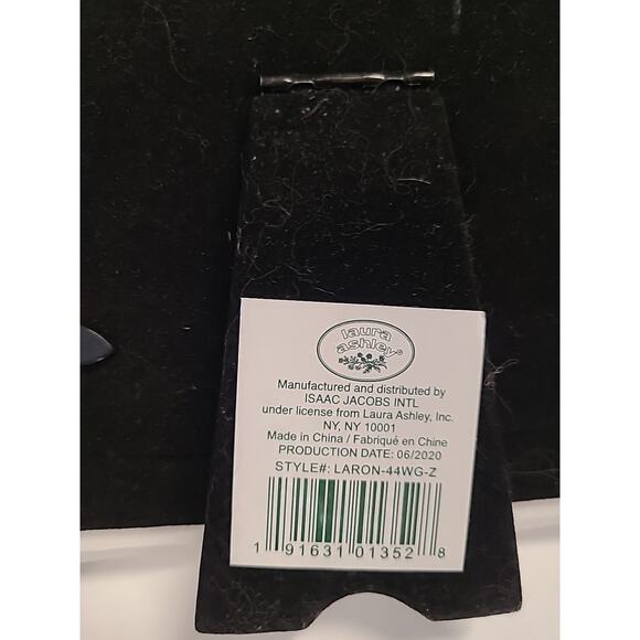 Laura Ashley White Gold Picture Frame Textured Resin 4 X 4 Baby Shower Bridal - Picture 6 of 6